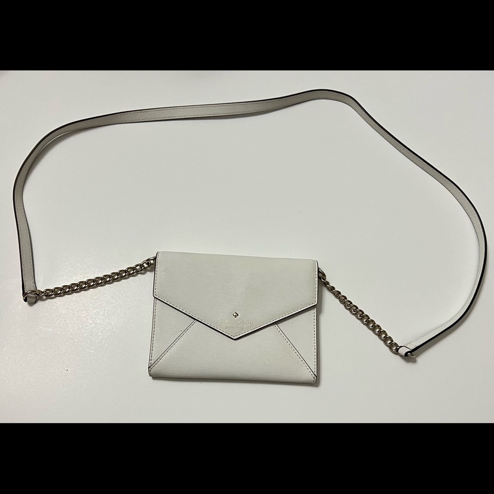 Kate Spade White Envelope style Crossbody